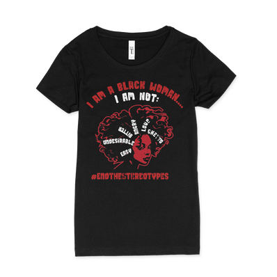 I Am A Black Woman, I Am Not Face T-Shirt