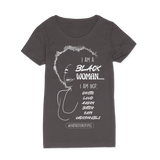 I Am A Black Woman, I Am Not Outline T-Shirt