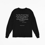 Woman Determined To Rise Long Sleeve T-Shirt