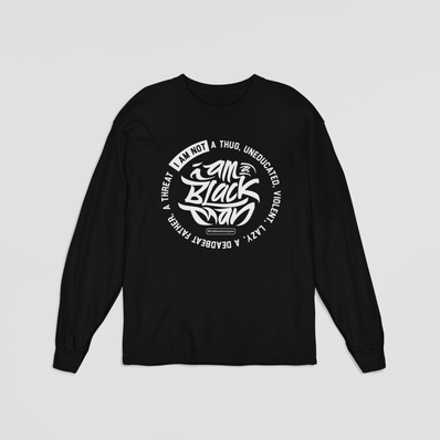 I Am A Black Man, I Am Not Circle Sweatshirt