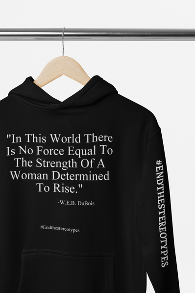 Woman Determined To Rise Hoodie