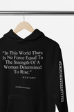 Woman Determined To Rise Hoodie